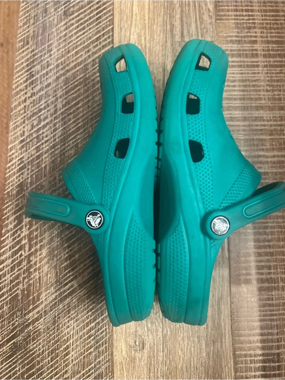 CROCS Teal Green Classic Clogs